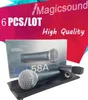 6 pièces haute qualité BETA58 Vocal portable dynamique filaire Microphone supercardioïde microfone BETA58 Beta 58 A Mic2540546