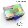 Boxes Carp Fishing Accessories Chod Zig Rig Bin Box + 10 EVA Winders Tackle Box Kit for Carpfishing