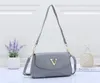 V bag Women's Bag Large Capacity Soft Leather Fashionable and Versatile One Shoulder Crossbody Bag