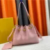 Luxury Designer Women's Bag High Quality 2024 Autumn/Winter Bundle Handbag Drawstring Design Shoulder Bag Handbag M46545