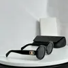 Moda lüks tasarımcı güneş gözlüğü cel 40238 Marka Erkek ve Kadınlar Küçük Sıkılmış Çerçeve Oval Gözlükler Premium UV 400 Polarize Güneş Gözlüğü