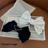 Fashion Designer Triangle Lovely Girls Hair Clips Accessories Black White Hair Bows Clips Barrettes Letter Girl Clippers Woman Jewelry P074