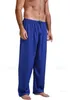 Designer Mens Silk Satin Pyjamas Pyjamas Pants Lounge Pants Sleep Bottoms Free Frakt S M L XL 2XL 3XL 4XL PLUS DESIGNER229W