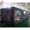 Free Ship Outdoor Activities 9x4x2mH (30x13.2x6.5ft) custom made printed inflatable haunted house maze tag arena sport game for Halloween