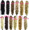 Claw Clip Ponytails synthetic hair ponytail Culry wavy hair pieces 31inch 220g synthetic hair extensions women fashion6944329