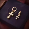 designer sieraden oorringFashion Designer Cross Oorbellen Klassieke Luxe Dames Oorbellen Valentijnsdag Cadeau Fabriek Met doos