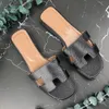 designer sandals new style Summer Quality Designer sandal Outwear Vacation Slides Beach Flat Slippers fashion Genuine Leather for Women size 35-42