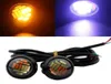 10 pièces 12V 23mm double couleur Switchback 4014 Smd 12 Led Drl oeil d'aigle lumière diurne voiture moteur clignotant Lights4059208