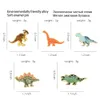 Nuovi gioielli in lega, cartone animato creativo, simpatico dinosauro, spilla con spilla in vernice al forno, con fibbia