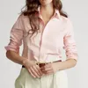 Luxe Designer Dames Polo Dames Ofoxd Shirt Lente Klassiek Casual Overhemd Met Lange Mouwen Borduren Klein Paard Veelkleurig Slim Fit Kleding Mode Dames Top