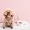 Controle xiaomi animais de estimação tigela canto tigela dupla automática beber fonte tigela alimentação multifuncional gatos ângulo direito tigela suprimentos para animais de estimação