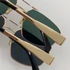 نظارات شمسية جديدة تصميم الأزياء 40281U الإطار المعدني بسيط وشعبي النمط الشهير UV400 نظارات واقية في الهواء الطلق
