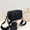 Çok renkli kamera çantası tasarımcı çanta kadınlar geniş omuz kayışları omuz çantaları cüzdan marka crossbody flep cüzdan