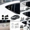 Nuevo Nueva nueva cubierta embellecedora de cuenco de manija de puerta lateral de coche de fibra de carbono para Toyota Prius serie 60 5. ª generación Zvw60 Zvw65 Mxwh60 Mxwh65 K0n2