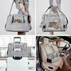 Carriers Airline Approved Soft Pet Carriers Portable Breathable Foldable Bag Cat Dog Carrier Bags