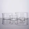 Plat de cristallisation plats en verre à fond plat de 90mm avec bec pour les laboratoires d'artisanat de cuisine de laboratoire