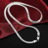 14 -karatowe złoto 6 mm Bracelet Bracelets Neckalce For Women Men Fashion Party Wedding Biżuteria Zestawy Prezenty