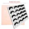 Ny 8D Mink Hair Natural Curling Tjock False Eyelash 10 Par Creative Packaging European och American Eyelash gränsöverskridande direktförsörjning