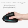 Mice Wireless Mouse Vertical Gaming Mouse USB Computer Mice Ergonomic Desktop Upright Mouse 1600DPI for PC Laptop Office Home