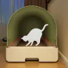 ボックスエクストララージキャットトイレ自動ごみ箱箱セルフクリアングスクレーパーサンドボックス屋根付き猫トイレフレッシュナーアレロペット製品