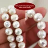 ASHIQI-collar de perlas naturales de agua dulce para mujer, joyería de plata de ley 925, regalo 240227