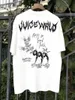 T-shirts 24SS Zomer Vintage Katoen Mannen Vrouwen Spide Gedrukt Tops Hip Hop Tee Real Pics