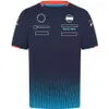 F1 Team 2024 Racing uniform Summer short sleeve quick-drying T-shirt POLO shirt Formula One racing uniform