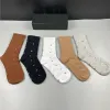 Baroque Letter Designer Men Socks Fashion Brand Soft Cotton Man Hosiery 7 Style Personality Charm Couple Sock