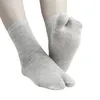 Damen Socken Praktische atmungsaktive Sandale Männer Japanische Unisex Zwei Finger Split Toe Flip Flop Strumpfwaren