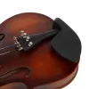 バイオリンアストンヴィラ4/4バイオリンアコースティックソリッドウッドレトロマットバイオリノバスウッドバイオリンとケースボウストリングショルダーレストチューナークロス