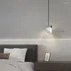 Hanglampen Italiaanse stijl LED-lamp Slaapkamer voor woonkamer Trap Gangpad Gang Crysta Kroonluchter Glans Binnenhuisdecoratie