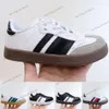 Sapatos de grife crianças tênis vegano og sapatos casuais para meninos meninas designer treinadores nuvem branco núcleo preto bonners colegial verde goma ao ar livre tênis esportivos planos