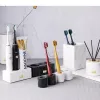 Holders Nordic Bathroom Natural Marble Household Toothbrush Accessories Toothpaste Toothbrush Holder Container Decoration Washing Tools