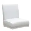 Cadeira cobre capa de estiramento para banco de barra de altura de balcão deslizamento traseiro curto