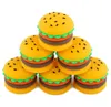 En yeni hamburger kap silikon kaplar sigara boru brülör jarları balmumu konsantresi 5ml mini kutu, bitki için küçük kavanoz tutma nons5479102