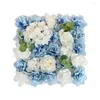 Decorative Flowers Faux Silk Flower Wall Decor Elegant Artificial Rose Panel For Wedding Bridal Shower Baby Pography