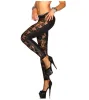 Capris kanten leggings gotische leren broek dames winter straat persoonlijkheid hoge taille capris broek capris