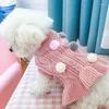 Abbigliamento per cani Maglione lavorato a maglia con maglione fantasia ecologico per cani Stile maglia Vendita 2024 Accessori Forniture per animali domestici