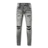 Amirs jeans moda reta roxo marca novo estiramento real dos homens robin rock revival cristal rebite denim calças de grife 929534