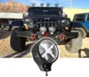 6 tum LED -dimljus 60W Rund LED -körning Ljus 12V 24V för Jeep Wrangler JK 4WD Offroad LED -ljus med ängelögon4353920