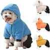 Winter Warm Hond Jumpsuits Jas Puppy Gewatteerde Donsjack Waterdichte Kleding voor Kleine Middelgrote Kostuums Chihuahua Apparels 240228