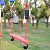 Equipamento Ninja Slackline Monkey Bars Trapézio Swing Bars para Ninja Obstacle Course Attachments