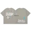 T-shirts hommes cassé planète chemise hommes merdes chemises de créateurs tailles européennes et américaines hommes chemise t-shirts été col rond manches courtes 240301