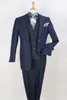 3 Pieces Wedding Men Suits Groom Wear Tuxedo Peaky Blinders Denim Peaked Lapel Custom Size Formal Suit Single Breasted 2 Pockets Coat+Vest+Pant