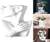 Nordic Creative Human Head Streszczenie Ceramika Vasodernal European pół ciała sukulenty kwiatowy kwiatowy garnek do domu na życie ROO4622887