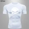 Camisetas masculinas de boxe jiu jitsu treinamento bodysuit ginásio jogging terno de compressão basquete terno de secagem rápida masculino rashguard t camisa