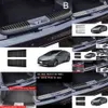 Nya nya nya bakre stötfångarfotplattstamstammar Sill Guard Pedals Cover Protector Biltillbehör för Toyota Prius 60 Series 2023 202 X4A6