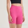 2024 Lu Lu Shorts Align Lemon Women Fitness Shorts Running Cycling Shorts Breathable Yoga Sports Leggings High Waist