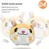 Jouets pour animaux de compagnie, balle sautante rebondissante, poupée de chien cochon de dessin animé, jouet en peluche électrique USB, jouets mignons pour enfants