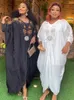 Casual Dresses Crystal Long For Women Dubai Muslim Kaftan Abayas African Dashiki Outfits Elegant Ladies Maxi Robe Party Evening Gowns